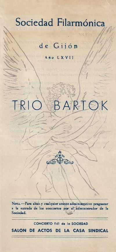 Trio Bartok, Gijón, 1975