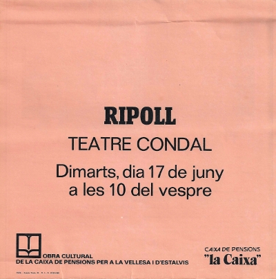 Quartet Sonor i Miquel Gaspà, Ripoll, 17-6-1980