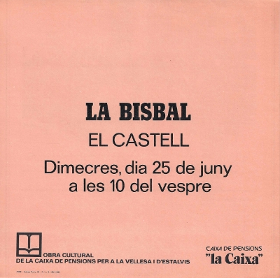 Quartet Sonor i Miquel Gaspà, la Bisbal, 25-6-1980
