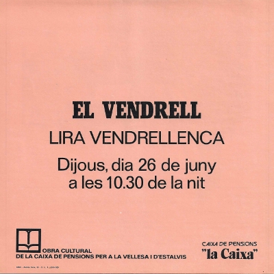Quartet Sonor i Miquel Gaspà, el Vendrell, 26-6-1980