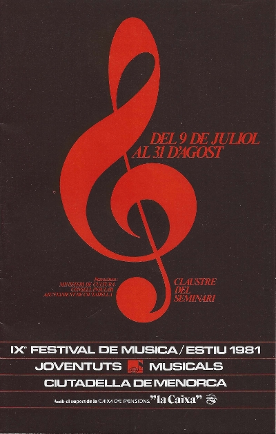 Trio Bartok, Ciutadella de Menorca, 9-7-1981