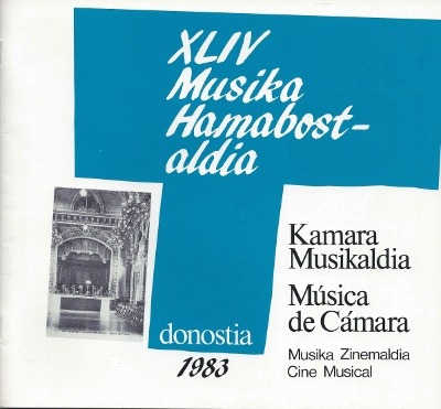 Trio Bartok, Sant Sebastià, 31-8-1983