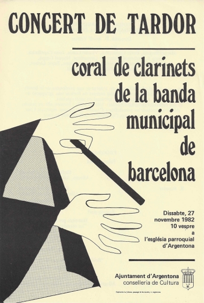 Coral de clarinets, Argentona, 27-11-1982