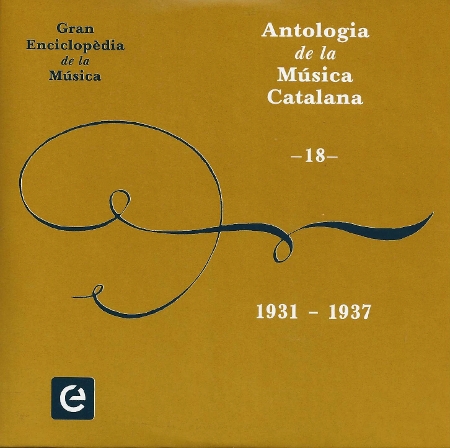 Antologia de la Música Catalana. CD 18